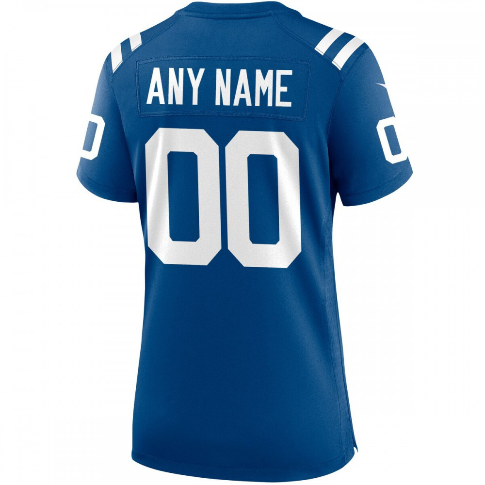 Nike Indianapolis Colts Women's Custom Game Jersey - Royal-GridironStore